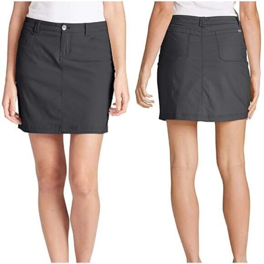 Eddie Bauer Women's Athletic Outdoor Skirt Skort Black Size 12